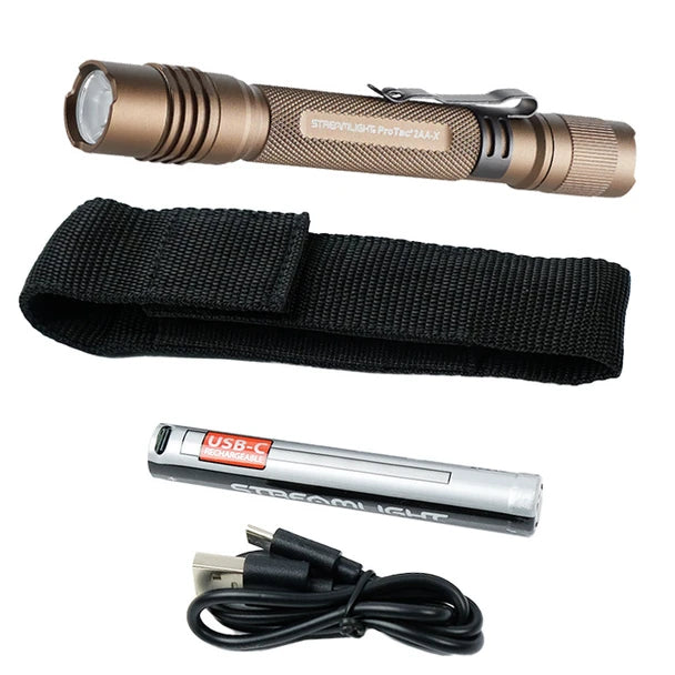 Streamlight ProTac 2AA-X USB Recharable Multi-Fuel
